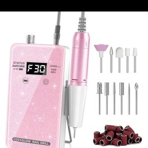 CosyGlow Pink Nail Drill Set